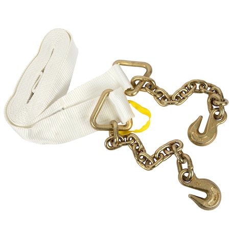 Erickson 3"X25Ft 18,000 lb Recovery Strap w/ Chain Lead Bulk 59803